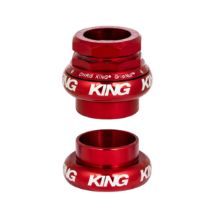 CHRIS KING Gripnut 1-1/8" EC Headset - Red